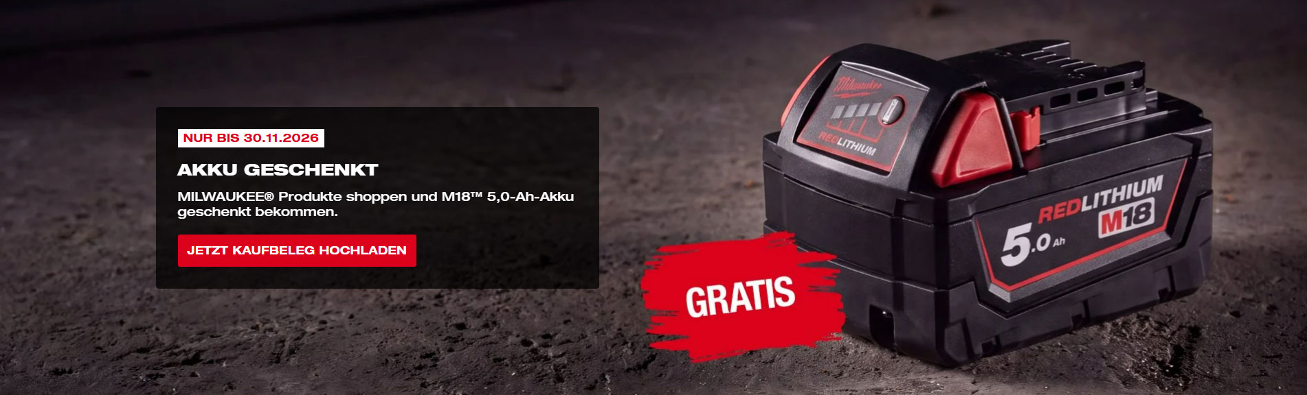 Milwaukee Garten Angebot